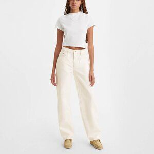 Women's Levi’s Premium Baggy Dad Light Beige Jeans Size 29x30